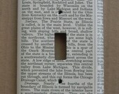 Illinois Text Light Switch Plate Cover