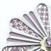 24 Petal Silver/ 18ct gold Brooch