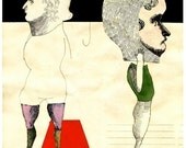 archival art print, said too much, said too little