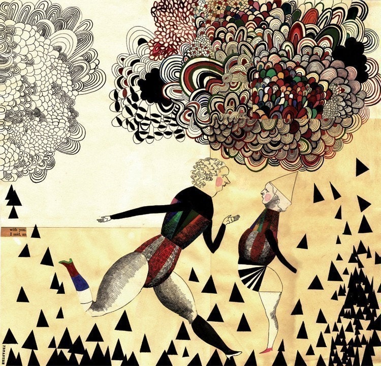archival art print, with YOU i said
