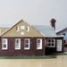 1940 cape cod model home, home sweet home, built up model house kit HO scale