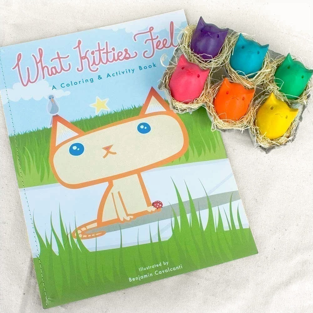 Printed Coloring Book - What Kitties Feel