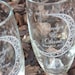 Moon Swirls- Engraved Wedding Glass Toasting Flutes