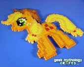 Applejack My Little Pony Friendship is Magic Perler Bead Sprite
