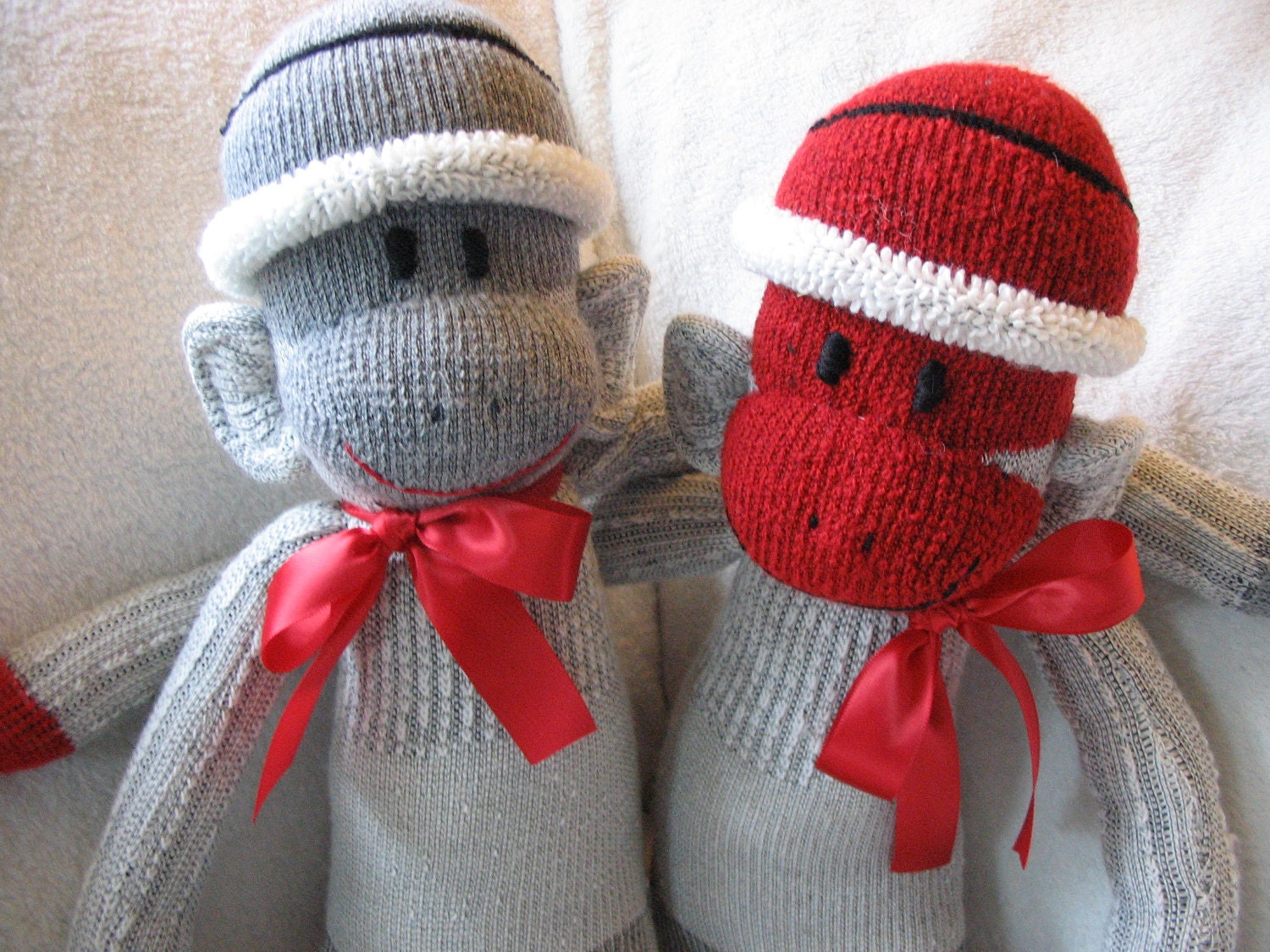 Personalized Sock Monkey. Catawba, Soft and Cuddly. Limited Edition - Large Size.