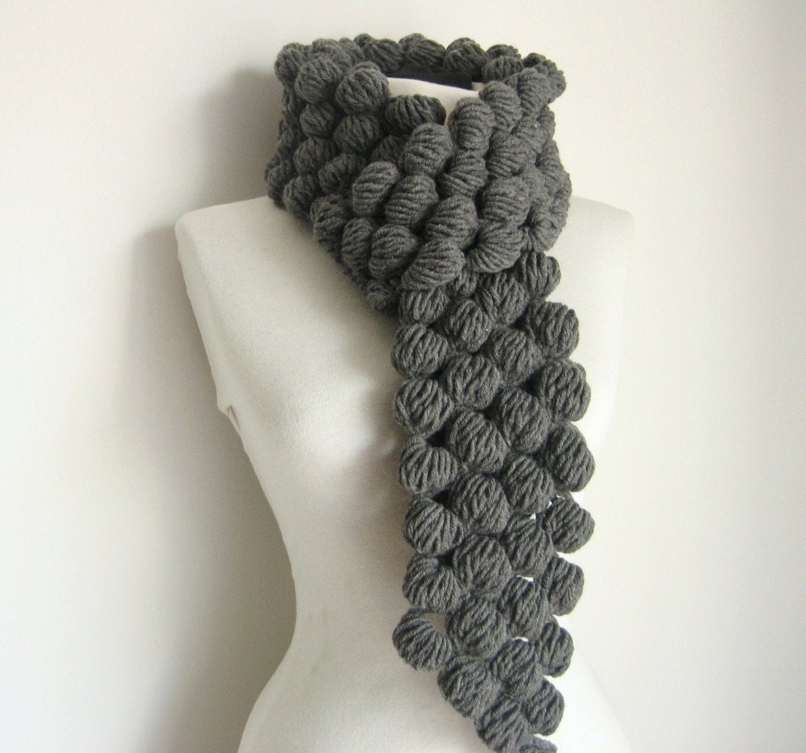 Multibubble Scarf---Storm