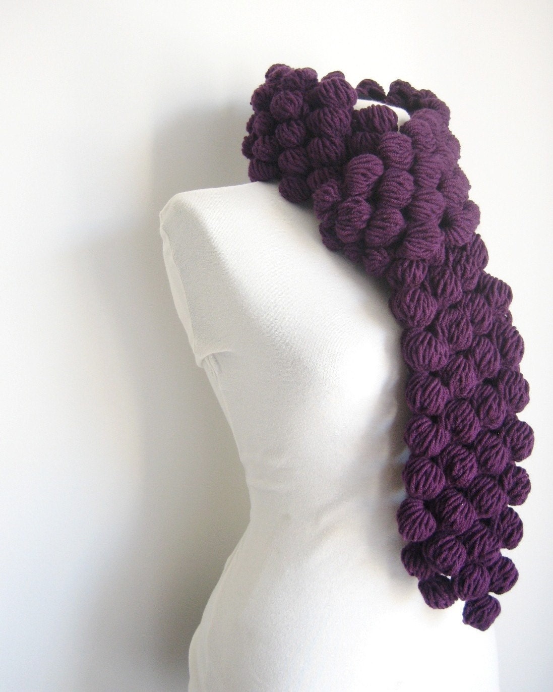 Multibubble Scarf - Damson