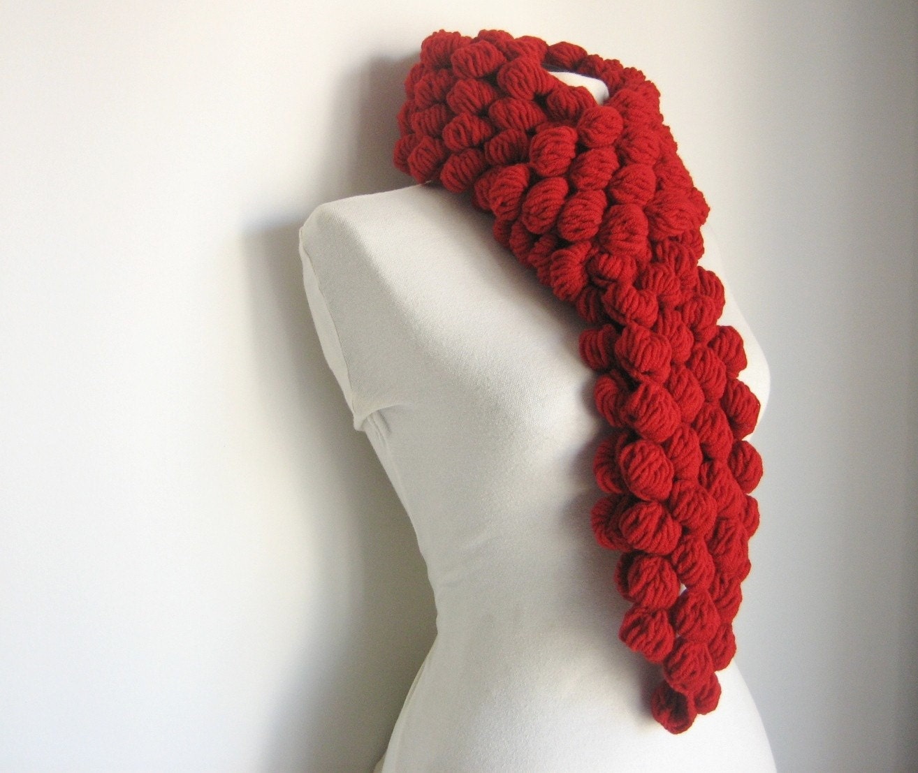 Multibubble Scarf - Carmine