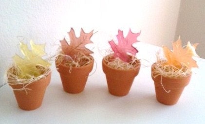 Autumn Leaf MINIATURE Wedding Favor SOAP, Bridal Shower Favors, Fall Wedding Favors, Baby Shower Favors,Thanksgiving Favors
