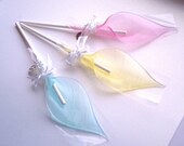 50 Calla Lily Baby Shower Favors Handcrafted SOAP, Bridal Shower Favour, Wedding Favour, 8 inch