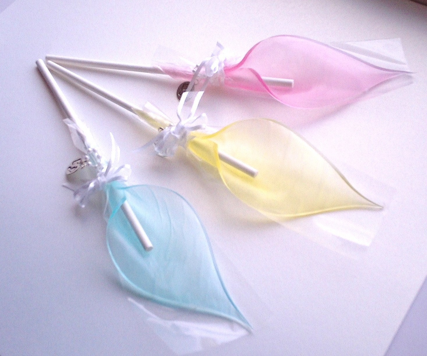 100 Calla Lily Baby Shower Favors Handcrafted SOAP, Bridal Shower Favors, Wedding Favors,  8 inch