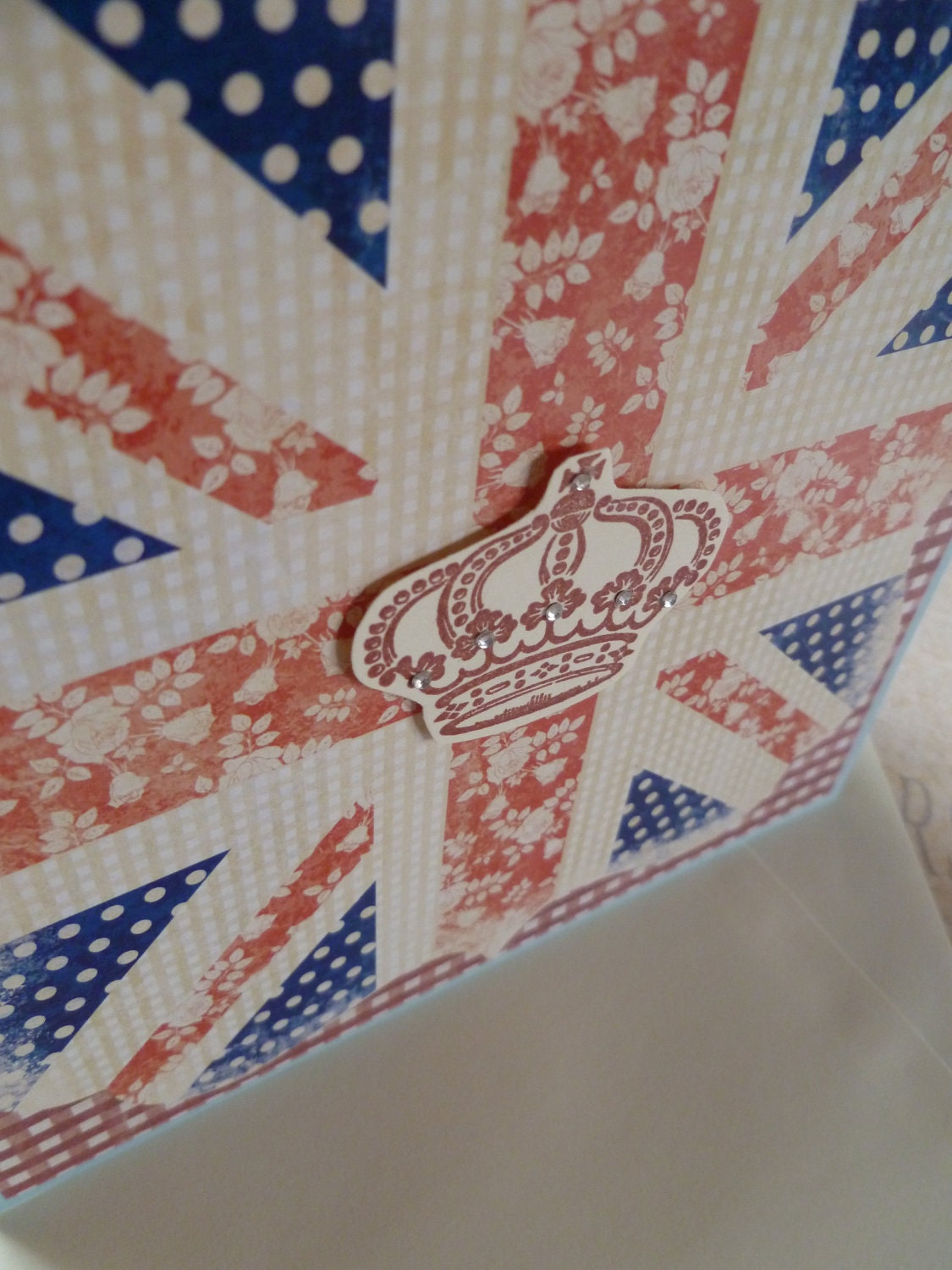 Shabby Chic Royal Inspired Birthday card