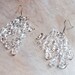 Glass Leaf Earrings