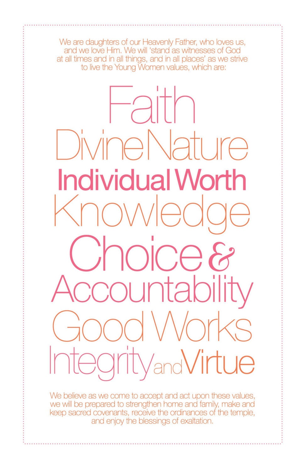5.5X8.5 YW Theme cheap-n-chic print
