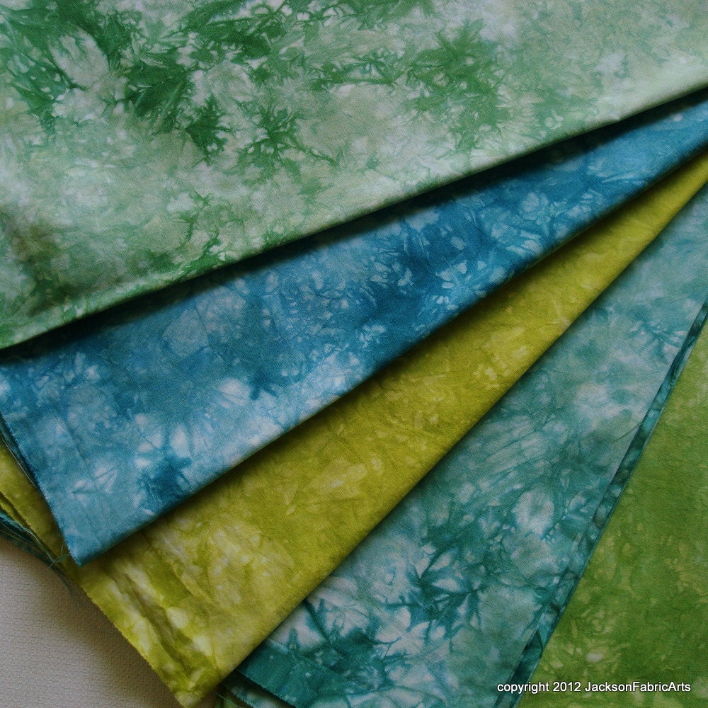 Hand Dyed Fabric -- Tundra Palette