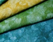 Hand Dyed Hemp Fabric Linen Bundle -- Tundra Palette