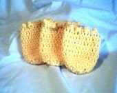 Beverage Cozies - Yellow - set of 3
