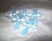 Plastic Canvas Crosses, Set of 5 in Light Blue