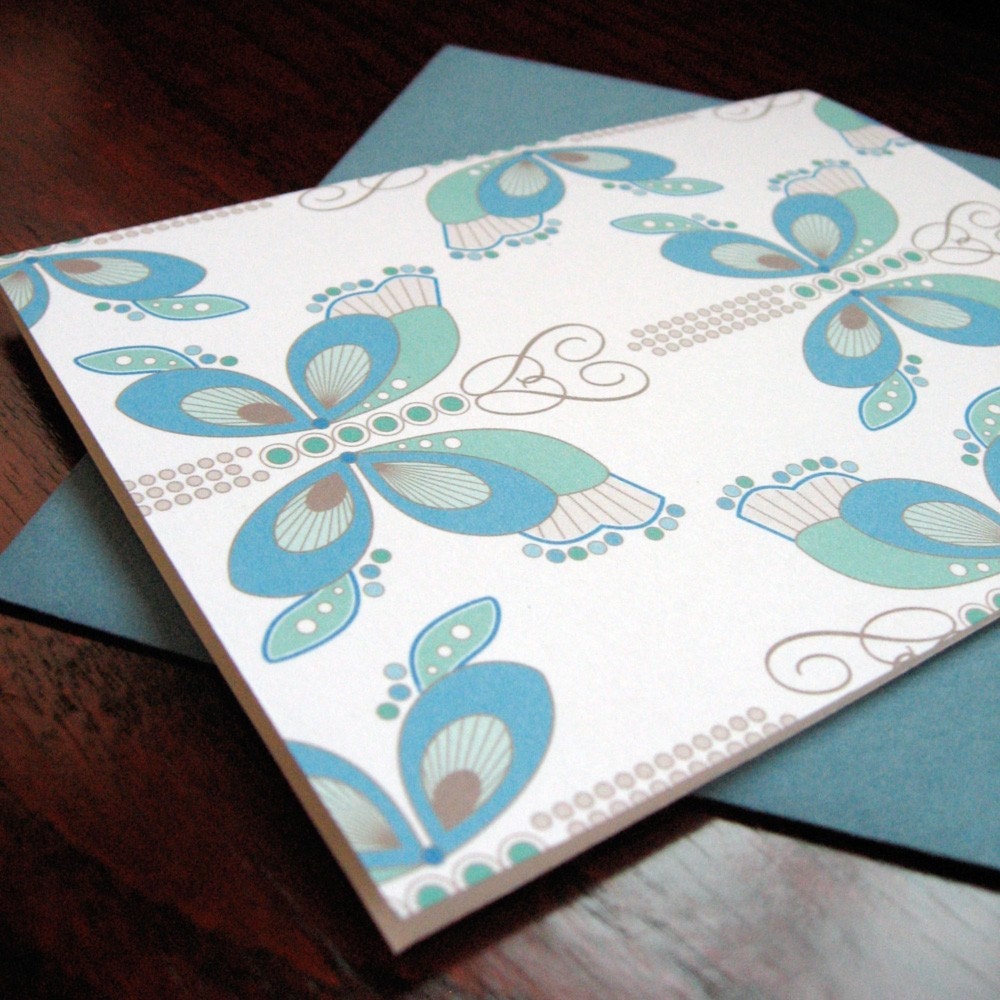 Butterfly Notecards (set of 5)