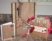 Holiday Cheer 2010 Mini Paper Bag Album with Gift Bag and Card