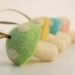 Toadstool Easter Decorations . Pastel Colors . Spring Home Decor . Needle Felted Wool