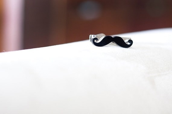 Mustache Tie Bar for Boy or Man