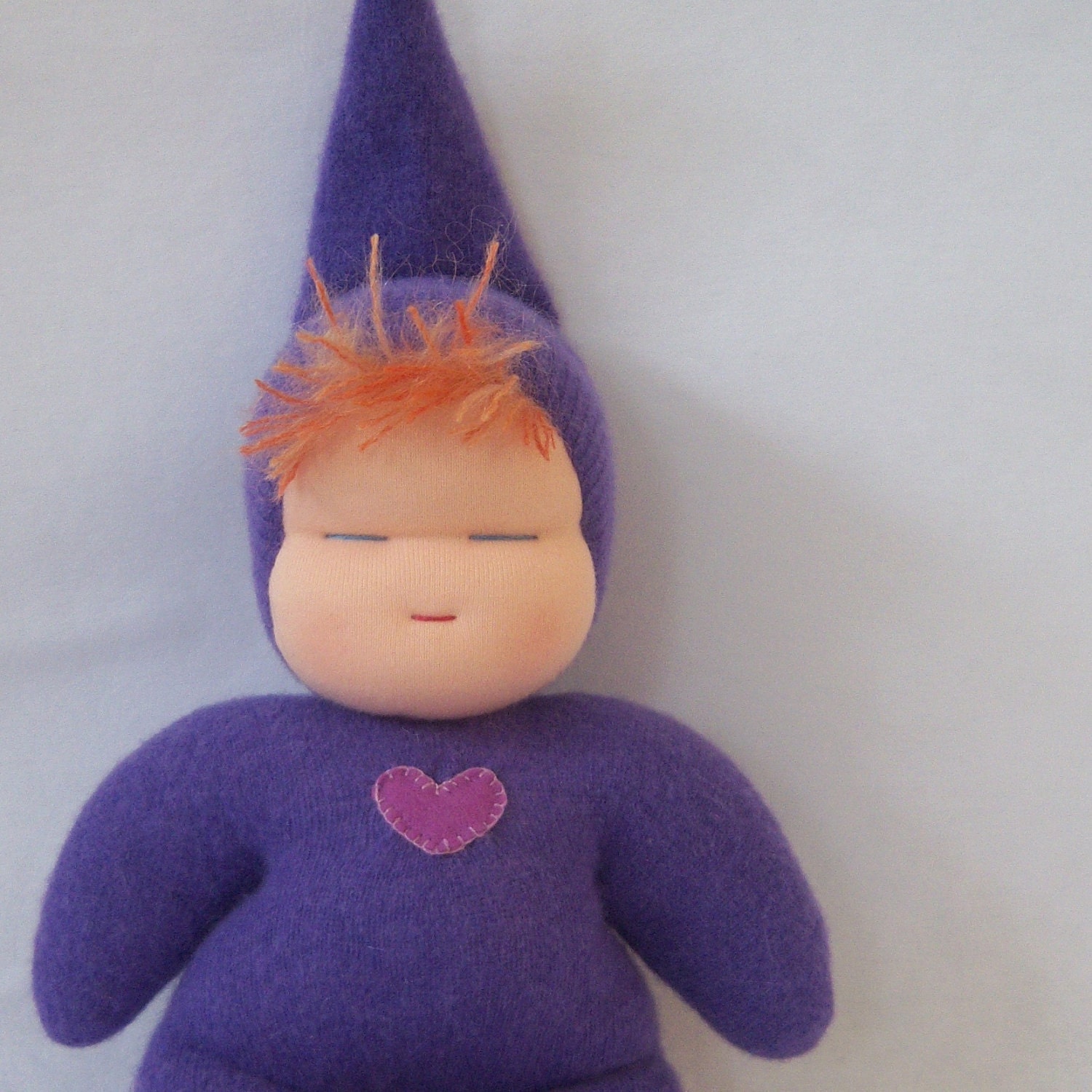 Baby Sofia - Purple Sweetheart Baby - Waldorf Doll