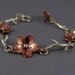Cherry Blossom Branch Bracelet - Metalsmithing, MADE TO ORDER, Plum Blossom