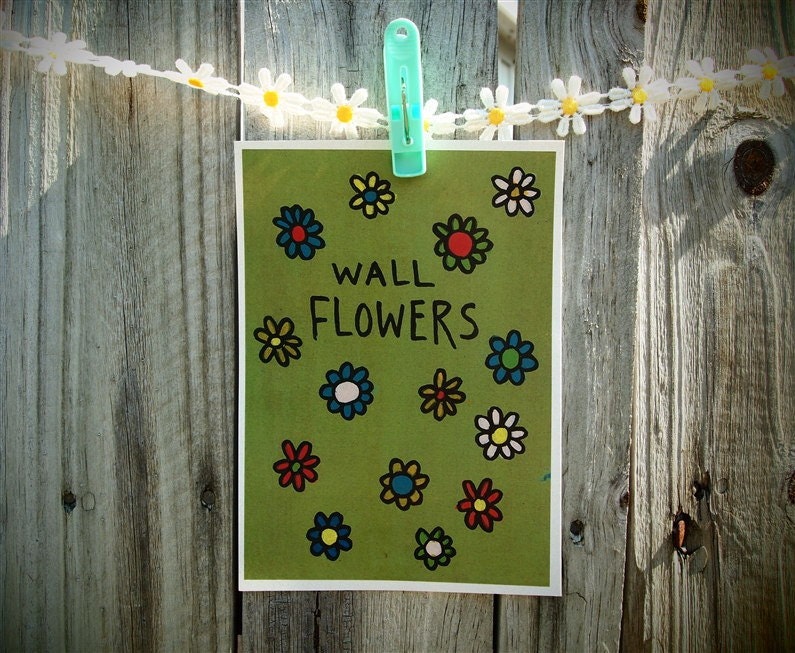 Wall Flowers Earth Friendly 5 x 7 Print