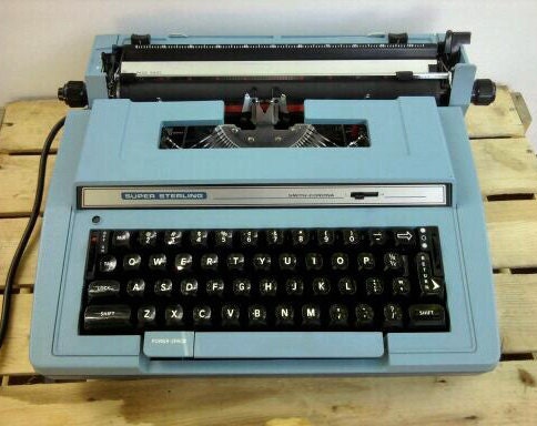 Vintage Super Sterling Electric Typewriter
