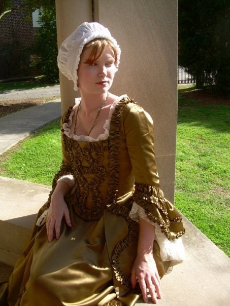 Marie Antoinette Gown 18th Century Watteau Court Dress custom order
