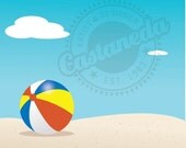 Beach Scene - clipart