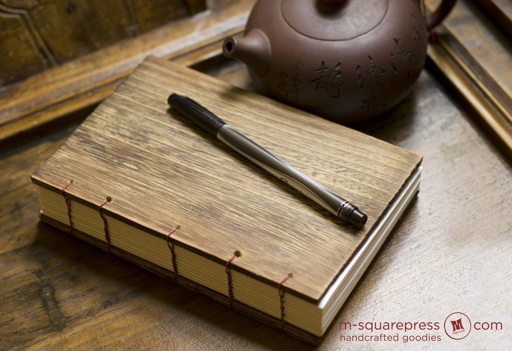 Wooden Handcrafted Sketch/Journal Book