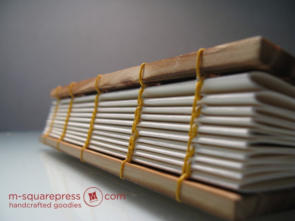 Letterpress Wooden handcrafted Sketch/Journal Book