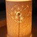 Set of three Seed Head Candle Lights