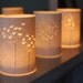 Set of three Seed Head Candle Lights