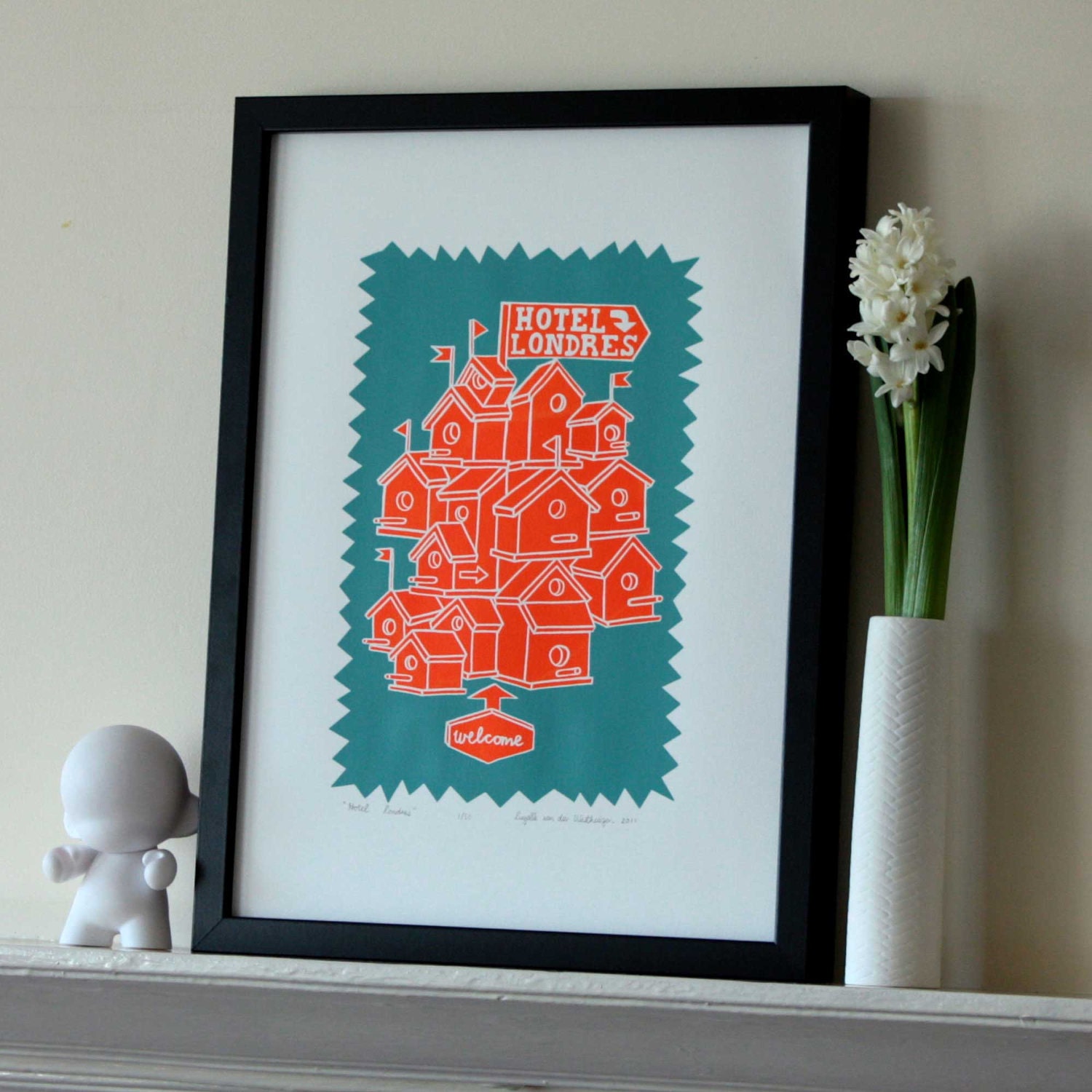 Hotel Londres limited edition silkscreen print
