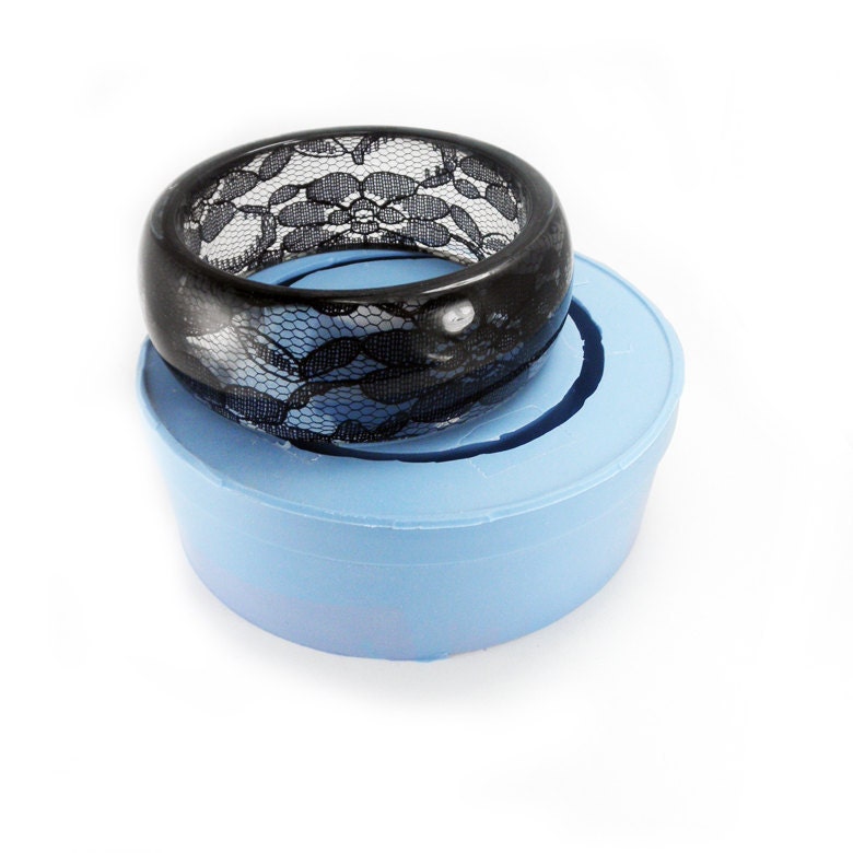 Round Chunky Silicone Rubber resin Mold, Resin Bangle Mold