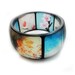 Spring Resin Bangle. Instagram Bangle Bracelet. Flower Bracelet. Bangle Cuff. XL Super chunky style.