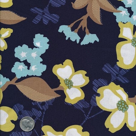 Navy Blue Quilt Fabric