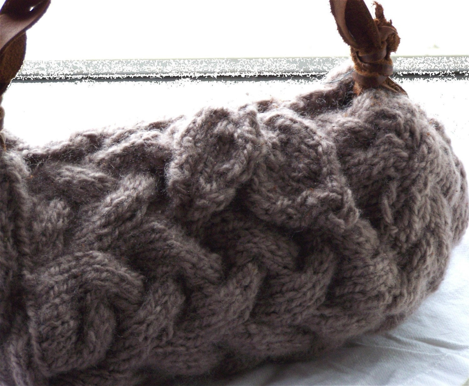 The Bark Bag Hand Knitting PDF Pattern   A fun quick knitting project