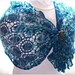 Rain Drop Shawl Scarf PDF Hand Knitting Pattern   Add some rain to your life