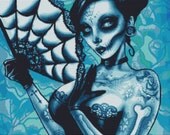 Modern Cross Stitch Kit By Marcus Jones 'Day of the Dead'