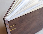 The Tory - Journal Covered in Handmade Gampi Paper and Walnut Stain