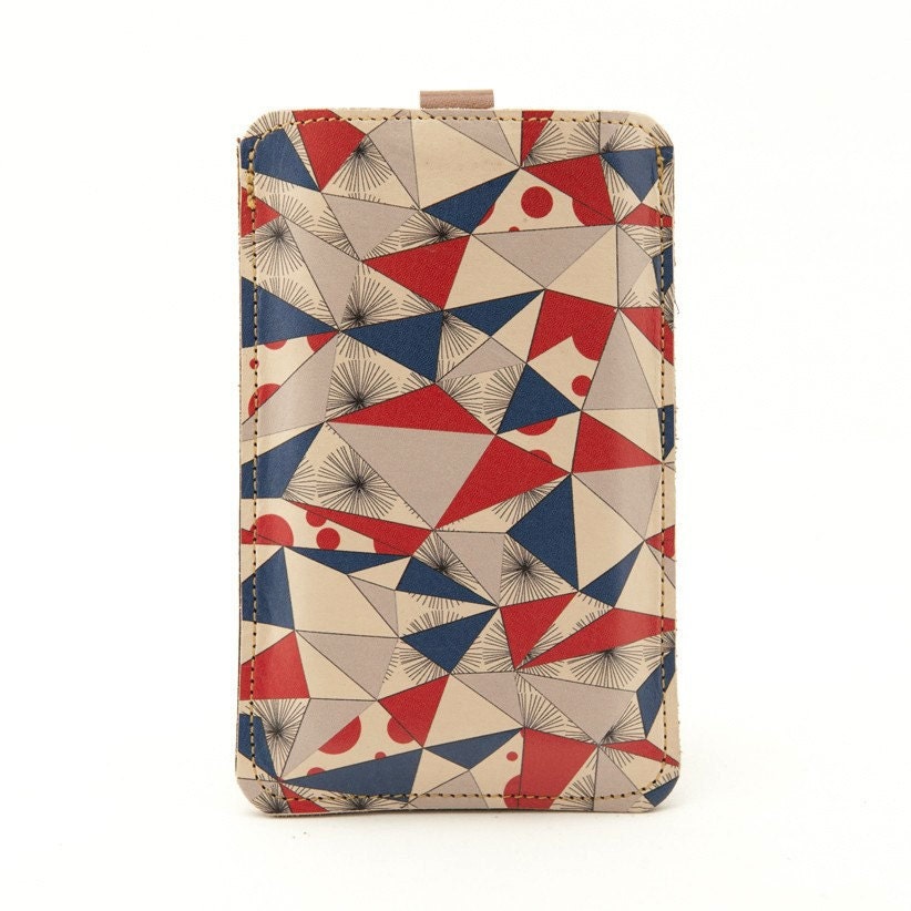 Leather iPhone/iTouch/HTC (Desire/Mozart) Case - Scandinavian style.