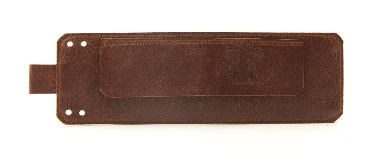 Leather cuff/ wallet wristband - Chrysanthemum
