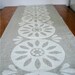Block Printed Recycled Hemp Runner in Sunburst
