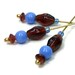 Counting Pins, Needlepoint Marking Pins, DIY Crafts, Needlepoint Tool, Blue, Brown, Gift, TJBdesigns