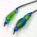 RESERVED Book Thong, Beaded Bookmark, Book Cord, Book String, Gift for Book Club, Blue, Green, TJBdesigns