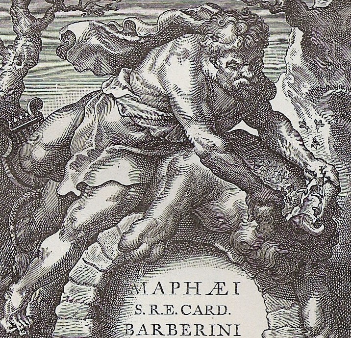 1895 German Back-to-Back Engraving of Book Decorations